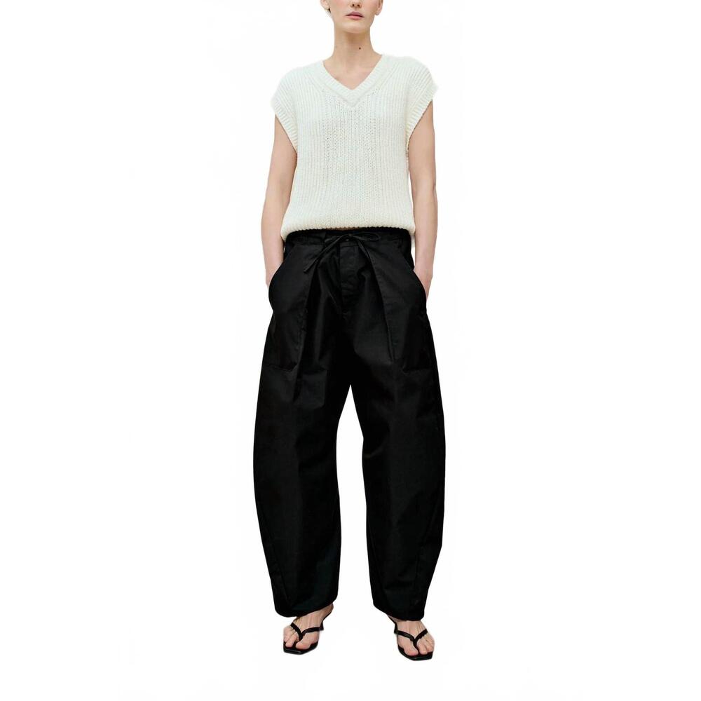 NEW KALLMEYER clemence compact cotton pant in black